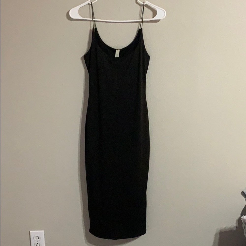 ribbed fitted dress S
